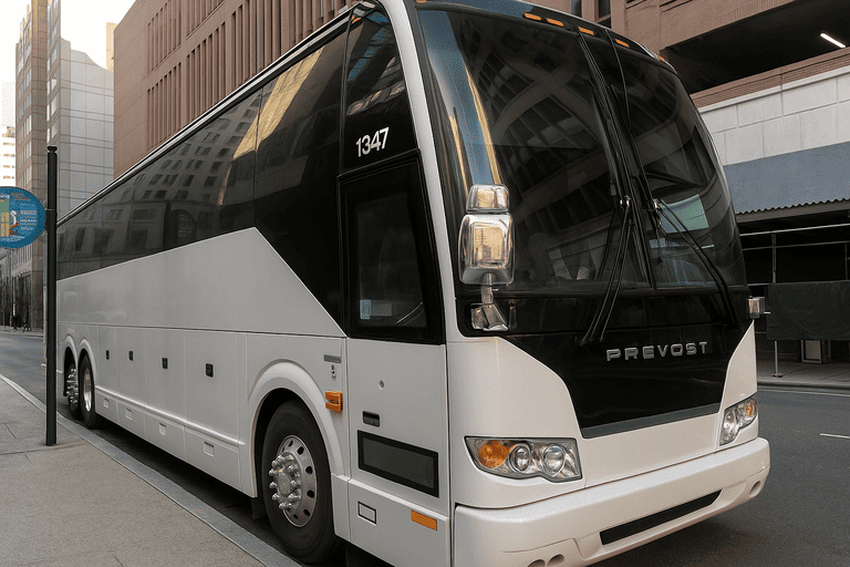 a Buena Park Coach Bus Service coach bus