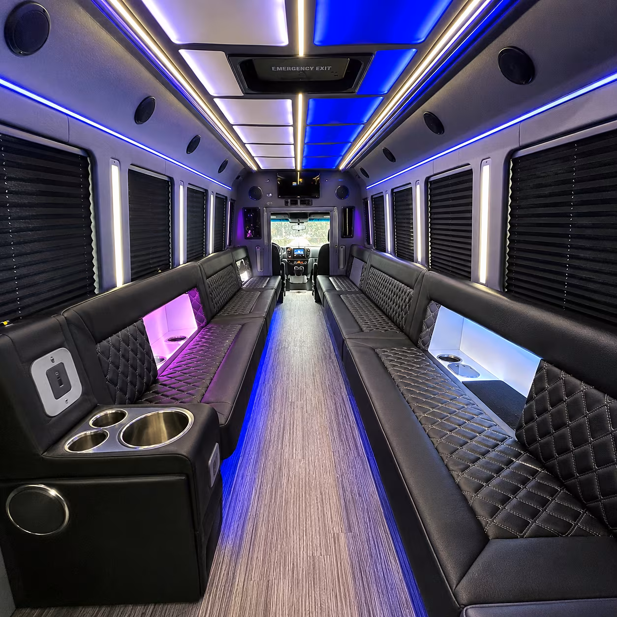 buena park party bus inside