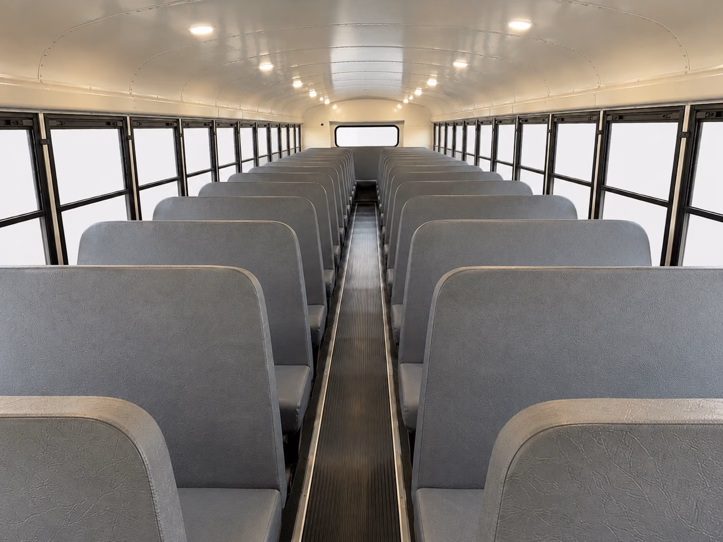 buena park school bus inside