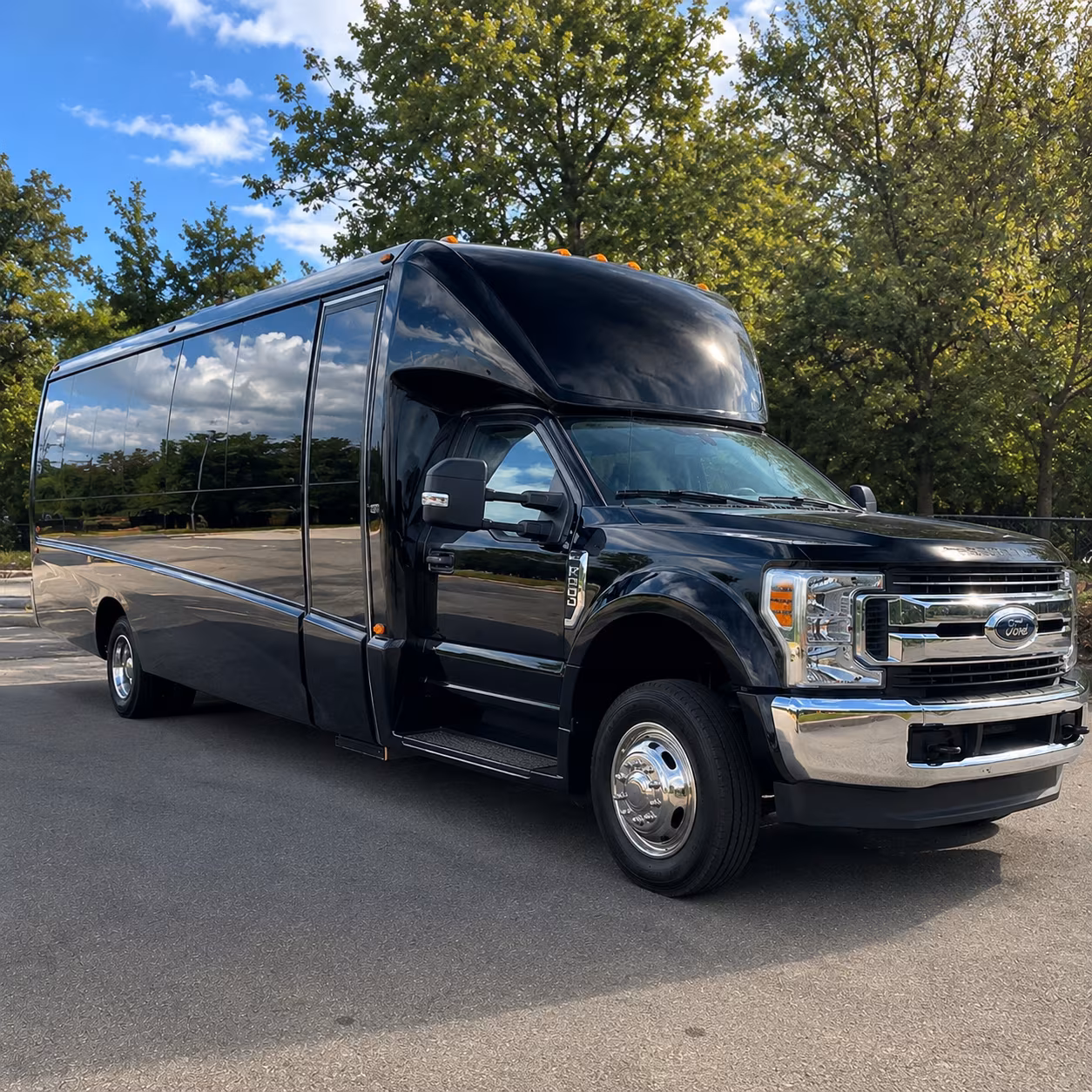 charter buses for large buena park prom groups and school shuttles